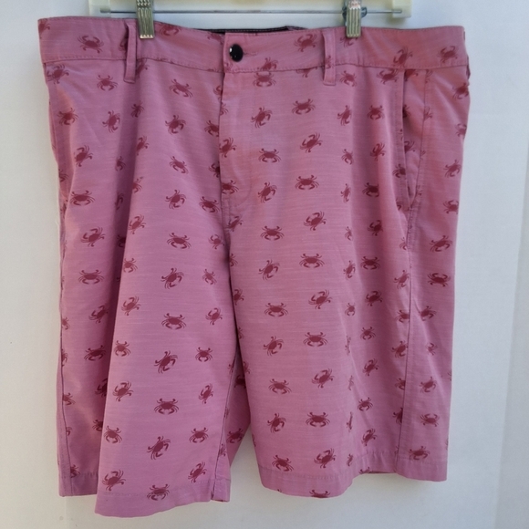 Atlantis Pink Crab Patterned Men's Shorts 38 - Picture 1 of 8
